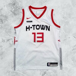 Nike NBA DriFit Houston Rockets James Harden Jersey Youth M (10/12) swingman #13
